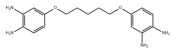 1,2-Benzenediamine, 4,4'-[1,5-pentanediylbis(oxy)]bis- (9CI) Structure