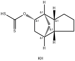 二硫代碳酸 REL-(-)-O-[(3AR,4R,5S,7R,7AR)-八氢-4,7-甲桥-1H-茚-5-基]酯钾盐, 1096687-52-3, 结构式