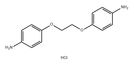 [4-[2-(4-azaniumylphenoxy)ethoxy]phenyl]azanium dichloride Structure