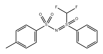 Benzenesulfonamide, N-[(difluoromethyl)oxidophenyl-λ4-sulfanylidene]-4-methyl-