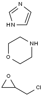 1H-Imidazole polymer with 2-(chloromethyl)oxirane and morpholine