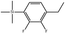 1-Ethyl-2,3-difluoro-4-(trimethylsilyl)benzene Structure