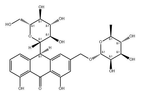 芦荟糖苷B,11006-91-0,结构式