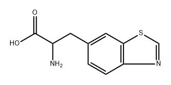 6-Benzothiazolepropanoicacid,alpha-amino-(9CI) Struktur