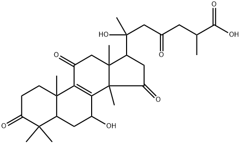 灵芝酸N, 110241-19-5, 结构式