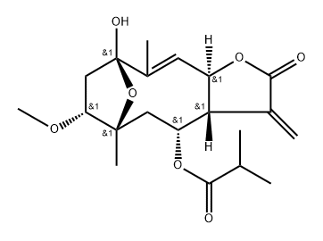1Β-甲氧基五味子叶素, 110382-36-0, 结构式