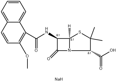Nafcillin Desmethyl Impurity Struktur