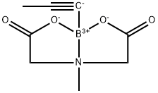 Propynylboronic acid MIDA ester Structure
