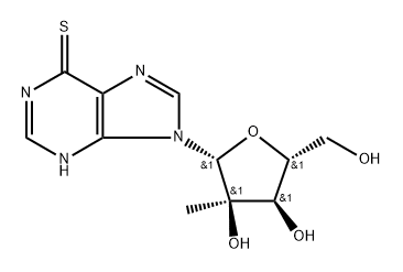 2'-beta-C-Methyl-6-thioinosine Struktur