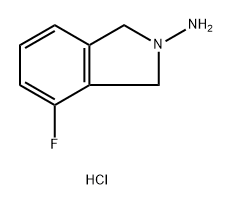 2H-Isoindol-2-amine, 4-fluoro-1,3-dihydro-, hydrochloride (1:1) Structure