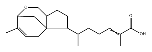 2-Heptenoic acid, 6-(3,6,7,8,9,9a-hexahydro-4-methyl-1H-3,6a-methanocyclopent[c]oxocin-7-yl)-2-methyl-, [3R-[3α,6aα,7β(R*),9aβ]]- (9CI) Structure
