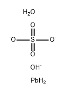 Lead hydroxide oxide sulfate Structure