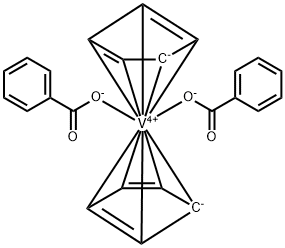 二(苯酸根)二(环戊基)钒(IV), 11106-02-8, 结构式