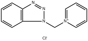 1-(1H-1,2,3-Benzotriazol-1-ylmethyl)pyridin-1-ium chloride 结构式