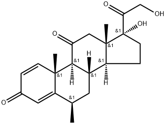 甲泼尼龙杂质, 111264-84-7, 结构式