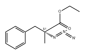 Benzenepropanoic acid, α-azido-α-methyl-, ethyl ester, (αR)-