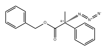 Benzeneacetic acid, α-azido-α-methyl-, phenylmethyl ester, (αR)-