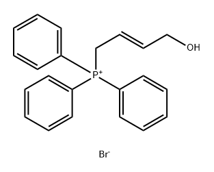 Phosphonium, [(2E)-4-hydroxy-2-buten-1-yl]triphenyl-, bromide (1:1) 结构式