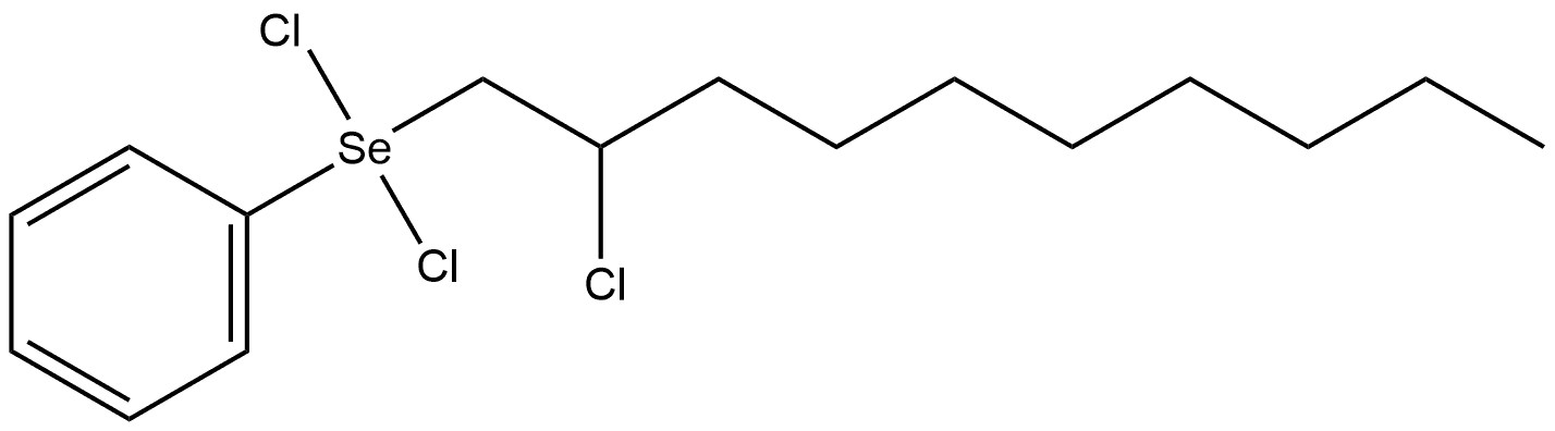 Selenium, dichloro(2-chlorodecyl)phenyl-, (T-4)- (9CI)