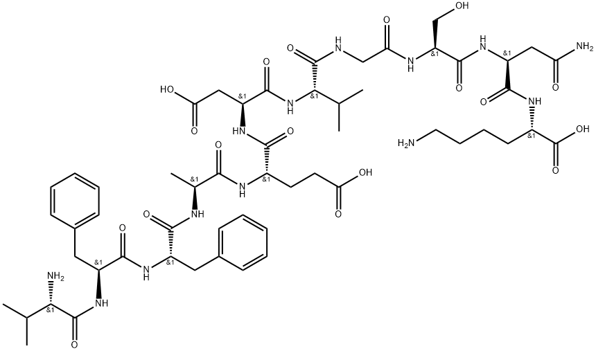 β-Amyloid (18-28) Structure