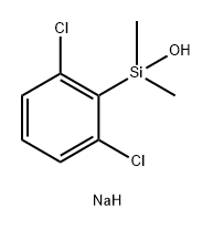 Silanol, 1-(2,6-dichlorophenyl)-1,1-dimethyl-, sodium salt (1:1)