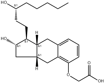 (-)-Treprostinil Structure