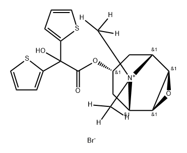 Tiotropium-D6 Bromide Structure