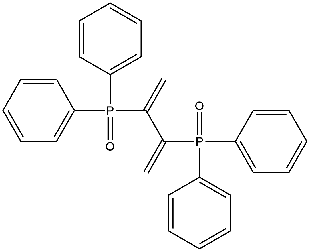 Phosphine oxide, [1,2-bis(methylene)-1,2-ethanediyl]bis[diphenyl- (9CI) Structure