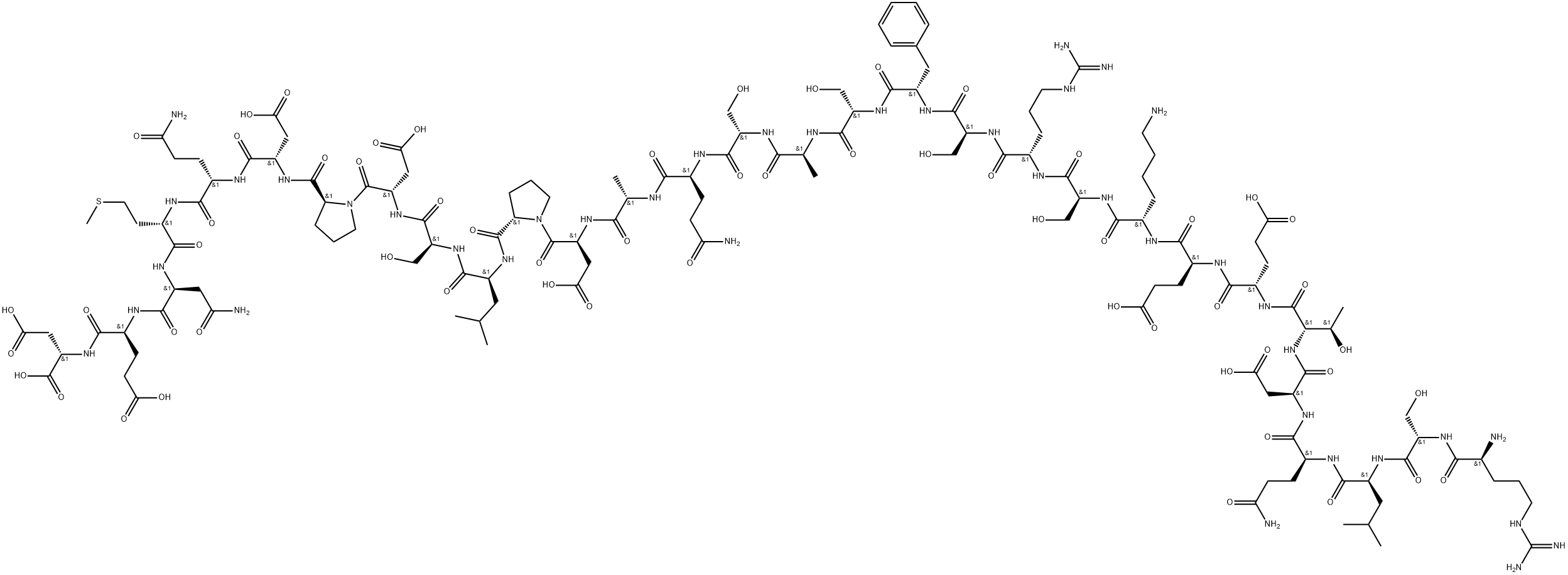 GLICENTIN-RELATED POLYPEPTIDE (HUMAN) Struktur
