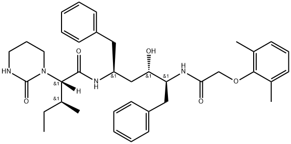 Lopinavir Pentanamide Analog, 1132765-59-3, 结构式