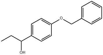 1-(4-(benzyloxy)phenyl)propan-1-ol Structure