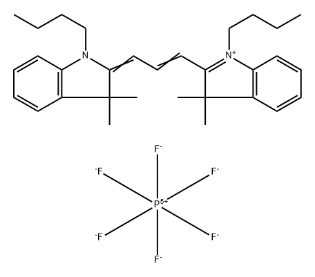 113352-41-3 1-丁基-2-[3-(1-丁基-1,3-二氫-3,3-二甲基-2H-吲哚-2-亞基)-1-丙烯-1-基]-3,3-二甲基-3H-吲哚六氟磷酸鹽