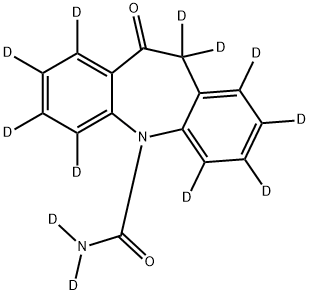 5H-Dibenz[b,f]azepine-1,2,3,4,6,7,8,9,10-d9-5-carboxamide-d2, 10,11-dihydro-10-d-11-oxo-|奥卡西平D10