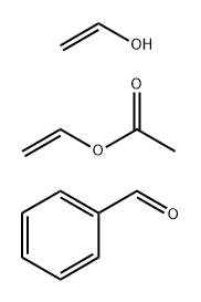 Vinylacetate polymer with ethanol, cyclic acetal with benzaldehyde Struktur