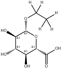 Ethyl-β-D-glucuronide-D5 Structure