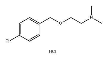 2-[(4-Chlorophenyl)methoxy]-N,N-dimethyl-ethanamine Hydrochloride Struktur