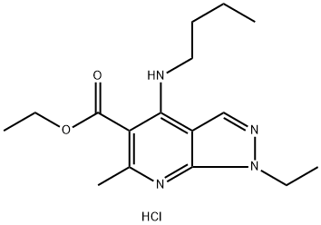 Tracazolate hydrochloride 结构式
