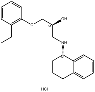 SR59230A塩酸塩 化学構造式
