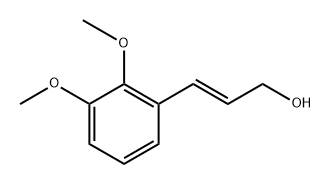 (E)-3-(2,3-Dimethoxy-phenyl)-prop-2-en-1-ol Struktur