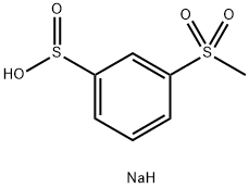 Sodium 3-(methylsulfonyl)benzenesulfinate Struktur