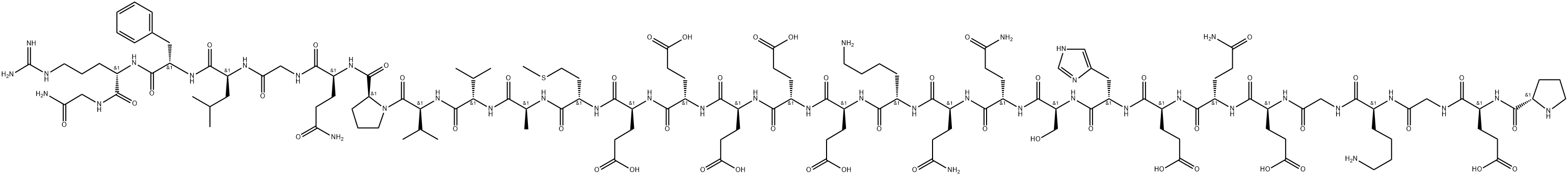pancreastatin-29 Struktur