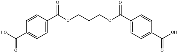 4-[3-(4-羧基苯甲酰基)氧丙氧羰基]苯甲酸 结构式