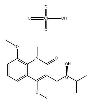 Lunacridine perchlorate Structure