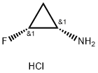 rel-(1R,2S)-2-Fluorocyclopropan-1-amine hydrochloride Structure