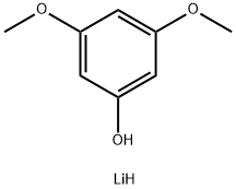 Phenol, 3,5-dimethoxy-, lithium salt (1:1) Structure