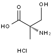 (S)-2-氨基-3-羟基-2-甲基丙酸盐酸盐, 114396-62-2, 结构式