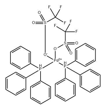 Palladium, bis(trifluoromethanesulfonato-κO)bis(triphenylphosphine)- (9CI)