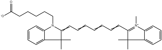 Cyanine7 carboxylic acid Structure