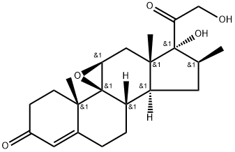 倍他米松杂质4 结构式