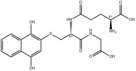 3-(glutathion-S-yl)-1,4-naphthoquinone Structure